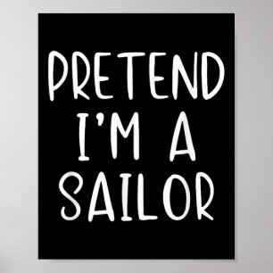 Poster Fingir que sou um velejador, um Adul Simples no Ha
