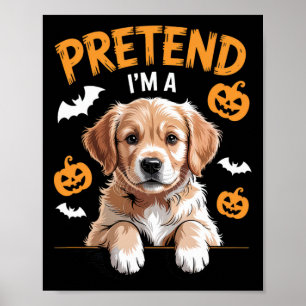 Poster Fingir que sou uma fantasia de Dia de as Bruxas en