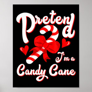 Poster Finja que sou um Natal de Natal do Cane Crew de Ca