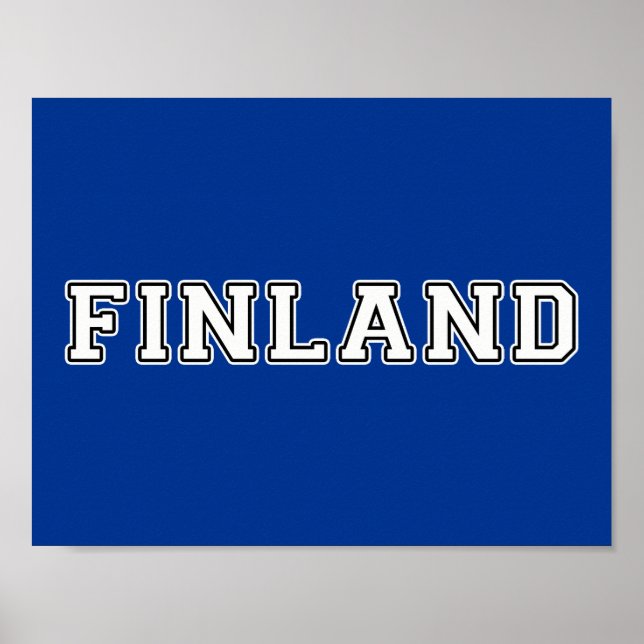 Poster Finlândia (Frente)