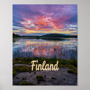 Poster Finlândia Helsínquia Norte Europa
