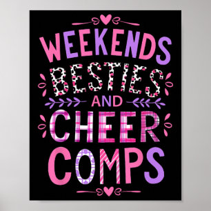 Poster Fins de Semana Melhores Amigas Competições de Danç