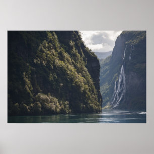 Poster Fiorde de Geiranger Noruega