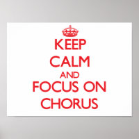 Fique calmo e concentre-se em Chorus
