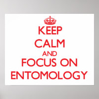 Fique calmo e concentre-se na ENTOMOLOGIA