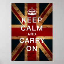 "Fique calmo e continue ligado" no Union Jack