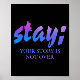 Poster Fique com a sua história de que não se trata de pr