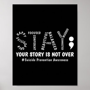 Poster Fique Com A Sua História Não É Sobre Suicídio Ment