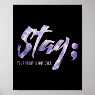 Poster Fique Com A Sua História Não É Sobre Suicídio Ment