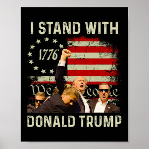 Poster Fique Com Trump Funny Trump 2024