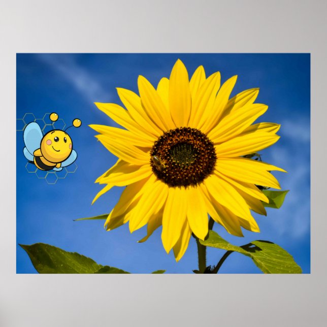 Poster Fique Feliz. (Frente)