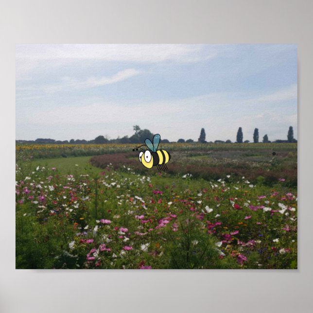 Poster Fique Feliz. (Frente)