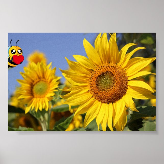 Poster Fique Feliz. (Frente)
