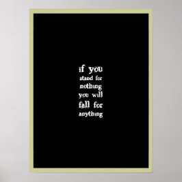 Poster Fique por alguma coisa