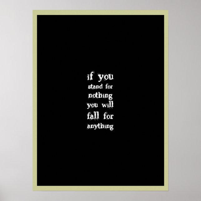 Poster Fique por alguma coisa (Frente)