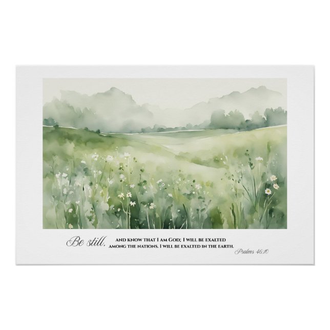 Pôster Fique quieto. (Frente)