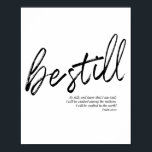 Poster Fique quieto e saiba que sou Deus. Salmo 46:10<br><div class="desc">Fique quieto e saiba que sou Deus. Salmo 46:10</div>