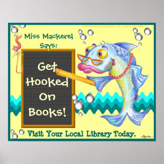 Poster Fique Viciado Em Livros!