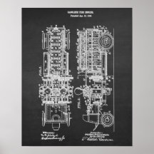 Fire Engine Blueprint Patent Art n.o 4