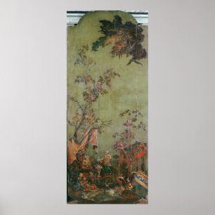 Pôster Fire, from a series of panels depicting