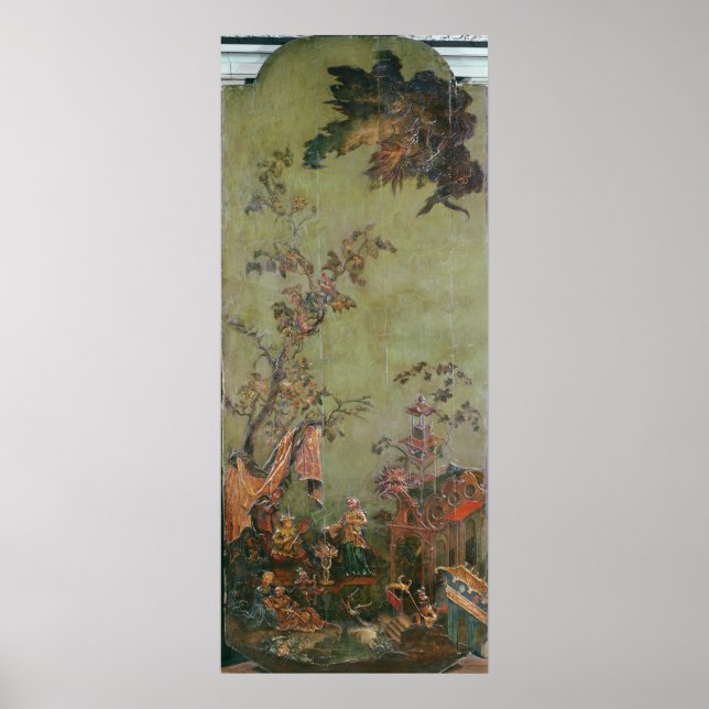 Pôster Fire, from a series of panels depicting (Frente)