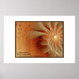 Poster Fire Lake Spiral