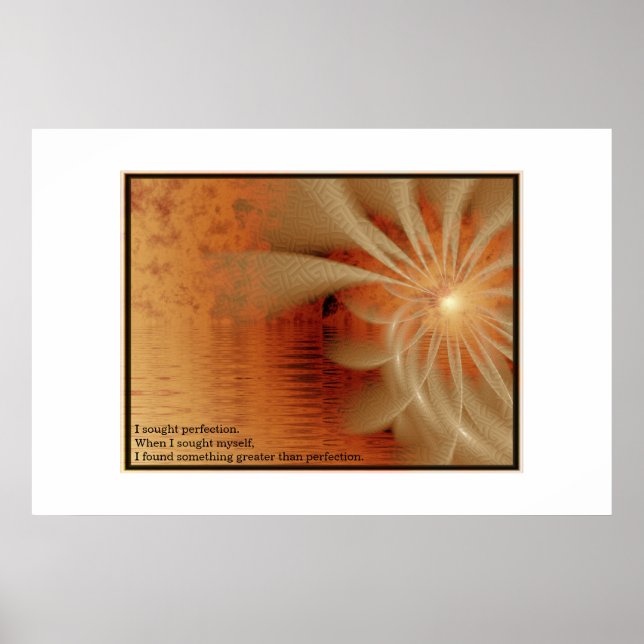 Poster Fire Lake Spiral (Frente)