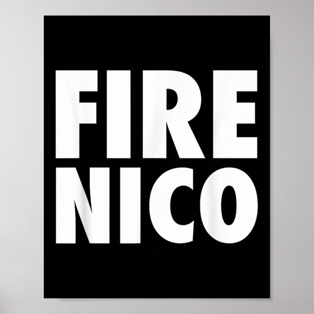 Poster Fire Nico (Frente)