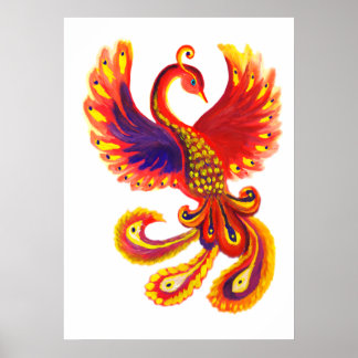 Poster Firebird Phoenix Art