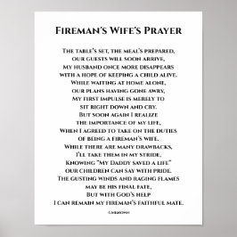 Poster Fireman's Wife's Prayer