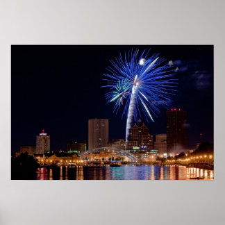 Pôster Fireworks em Rochester
