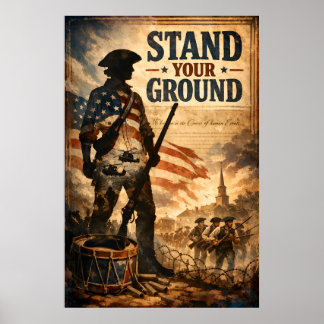 Poster Firme em Seu Posicionamento