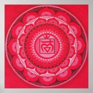 Pôster First Chakra Mandala