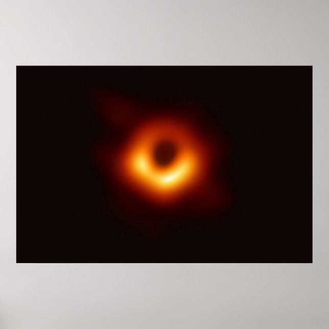 Poster First Ever Image of a Black Hole 8K Resolution (Frente)