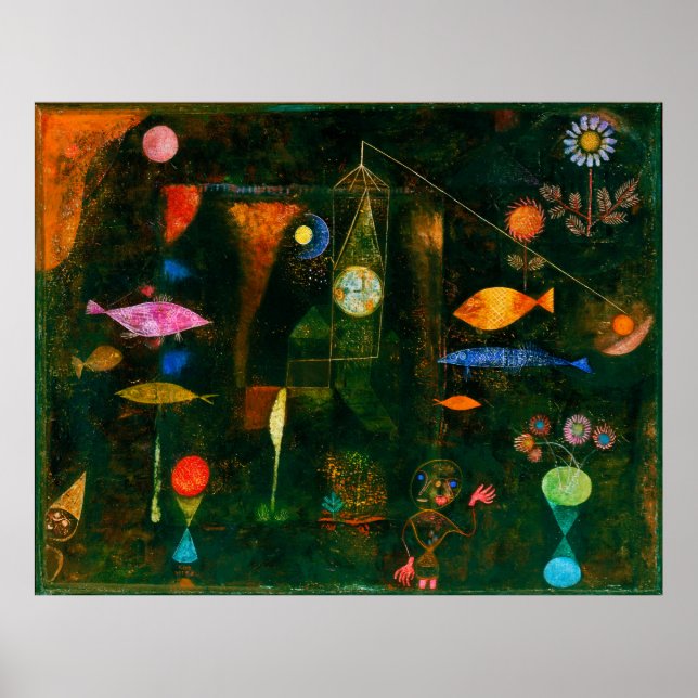 Poster Fish Magic by Paul Klee (1925) (Frente)