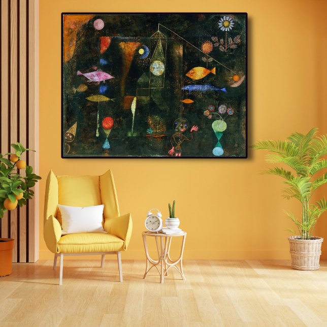 Poster Fish Magic, Paul Klee Abstrato Art (Criador carregado)