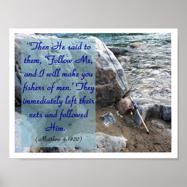Pôster Fisher of Men (Mat 4:19-20) (Frente)