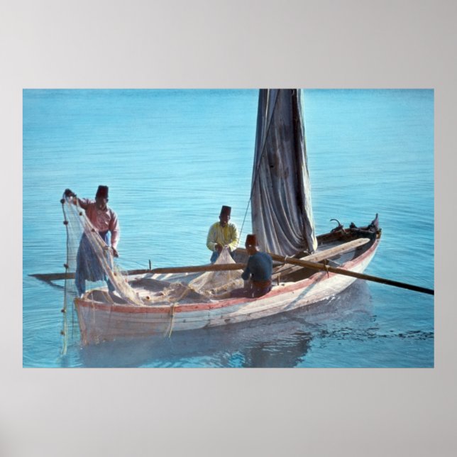 Poster Fishermen on the Sea of Galilee (Frente)
