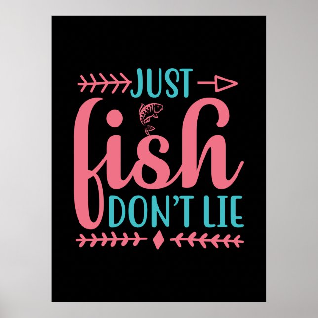Poster Fishing Art Just Fish (Frente)