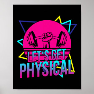 Poster Físico - anos 80 de Gym 2