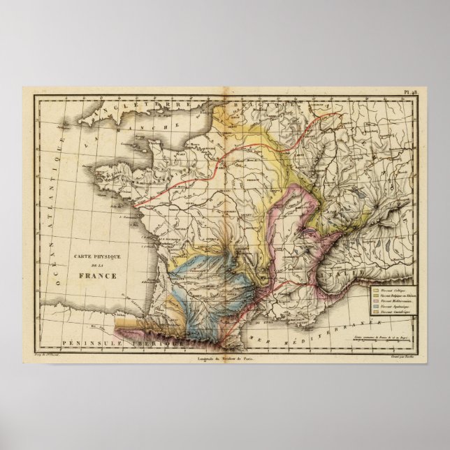 Pôster Físico francês (Frente)