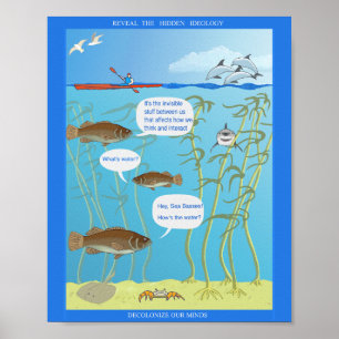 Poster Fissuras no Mundo - Como está a Água? - 