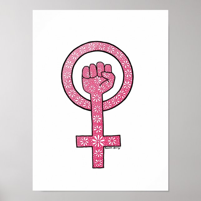 Poster Fist Feminista (Frente)