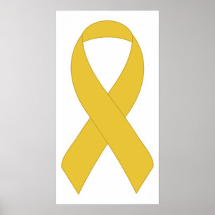 Poster Fita amarela simples