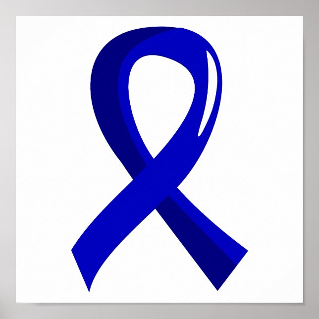 Poster Fita Azul Cancer Colon 3 (Frente)