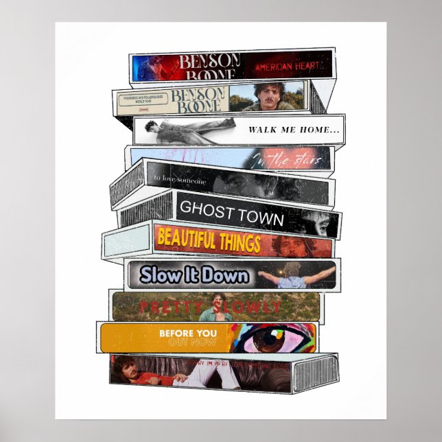 Poster Fita Cassete Benson Boone (Frente)