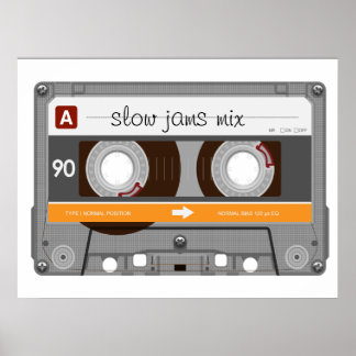 Pôster Fita Cassete da Escola Antiga