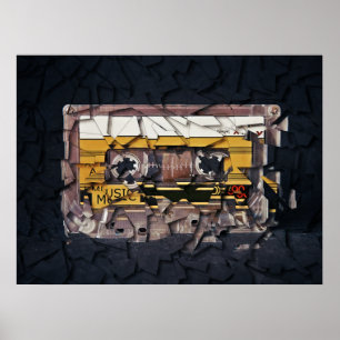 Poster Fita Cassete Quebrada