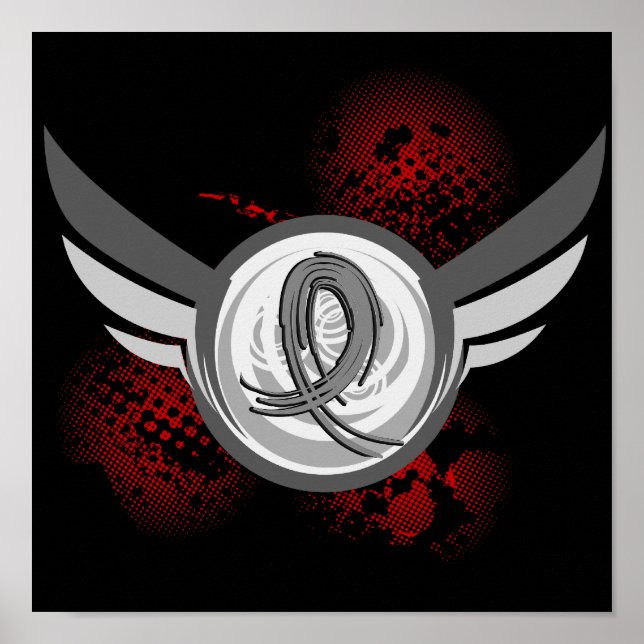 Pôster Fita cinza e Doença de Parkinson (Frente)