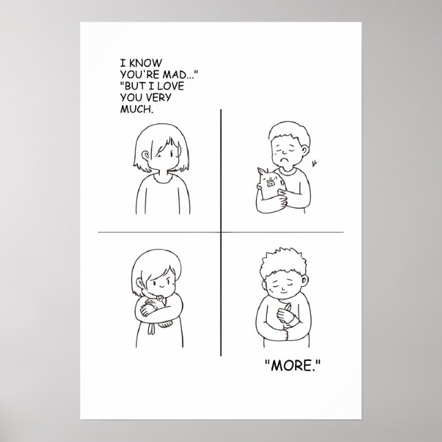 Poster Fita cônica de amor e afeição (Frente)